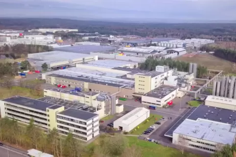 Das Firmengelände von Freudenberg befindet sich im Westen von Kaiserslautern. 