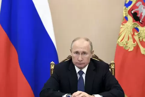 Seine Glückwünsche an Biden standen am Sonntag noch aus: Russlands Präsident Wladimir Putin.