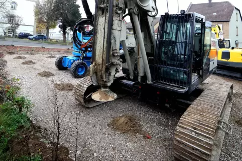 Die überdimensionale Bohrdrehmaschine.