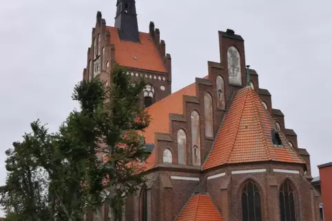 Die Marienkirche in Usedom auf Usedom