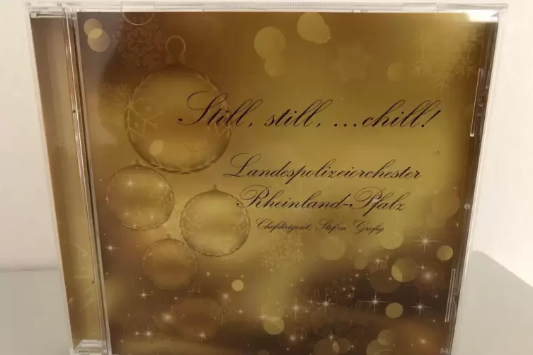 Die CD des Landespolizeiorchesters. 