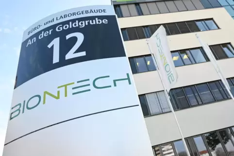 Die Firmenzentrale von Biontech in Mainz