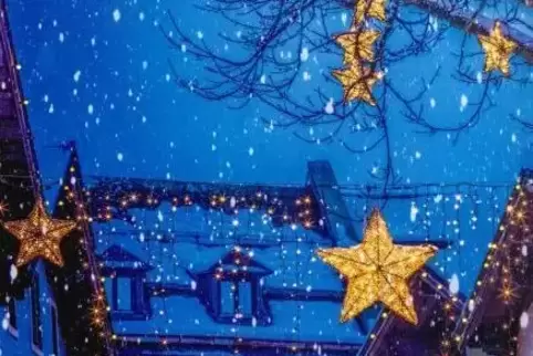 Vorbild für Heiligenstein: Die Weihnachtsbeleuchtung im österreichischen Kitzbühel.