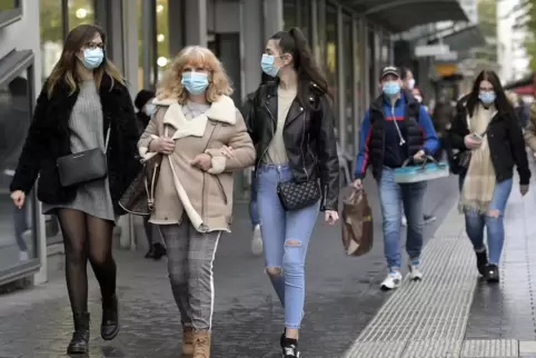 Auch in Teilen der Mannheimer Innenstadt gilt derzeit die Maskenpflicht. 