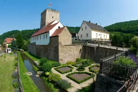 Die Wasserburg gehört dem Landkreis Kusel.