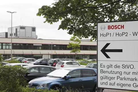 Bosch-Werk in Homburg. Bosch-Werk in Homburg.