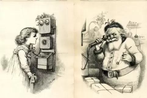 Unser Nikolaus-Bild geht auf den Landauer Karikaturisten Thomas Nast zurück. 
