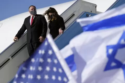 Mike Pompeo ist sein Israelbesuch wegen seines christlichen Glaubens besonders wichtig. Mit ihm reist seine Frau Susan (rechts).
