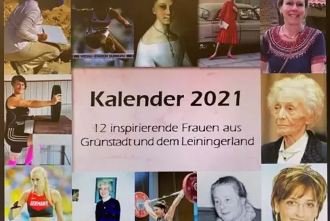 Der Kalender zeigt Frauen aus Sport, Kunst, Politik und Wissenschaft.