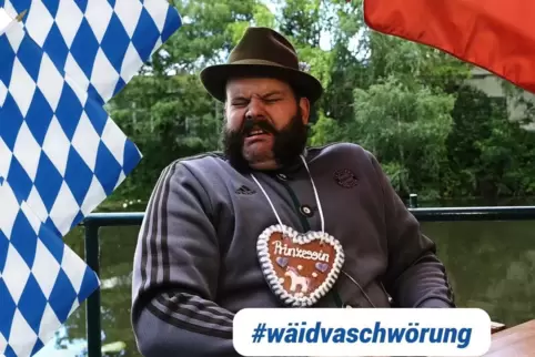 Luis Baltes alias Ludwig von Ehrlich, der v on einer Wäidvaschwörung fantasiert.