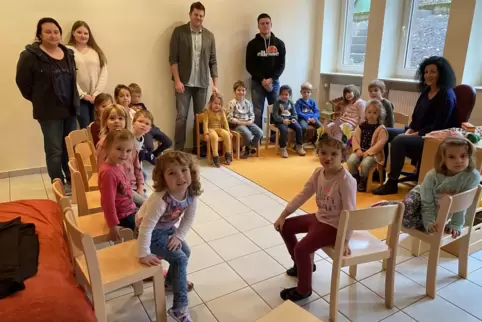 Den Kindern gefällt es in ihren neuen Räumen. Platz haben sie jedenfalls reichlich.