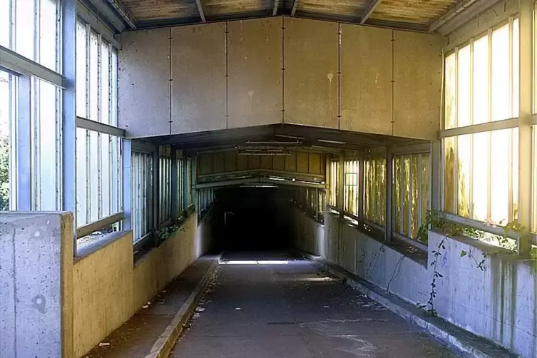 Seine Zukunft liegt im Dunkeln: M&ouml;glicherweise wird der Tunnel nie eine &ouml;ffentliche Unterf&uuml;hrung. 