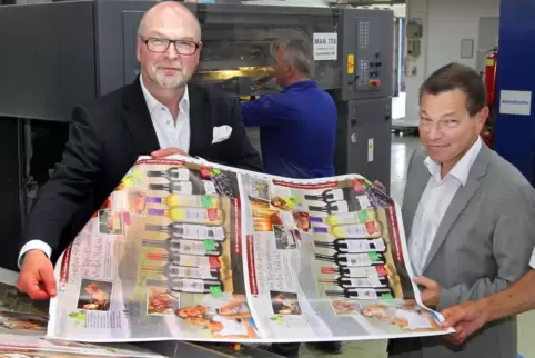 2016: Firma Wurzel übernimmt in Speyer. Heinz Wurzel (links) und Thomas Uehling sind bis heute Geschäftsführer. 2016: Firma Wurzel übernimmt in Speyer. Heinz Wurzel (links) und Thomas Uehling sind bis heute Geschäftsführer.