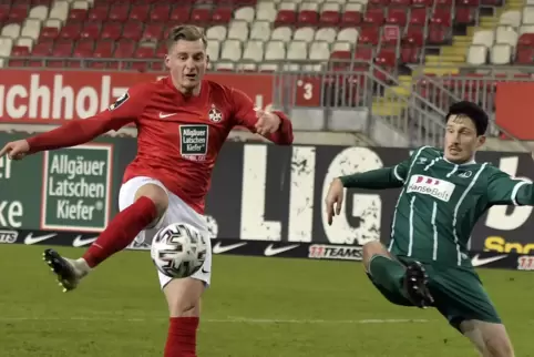 Die späte Erlösung: Marlon Ritter trifft zum 1:0.