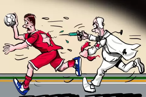 Impfzentrum und Handball unter einem Dach ...