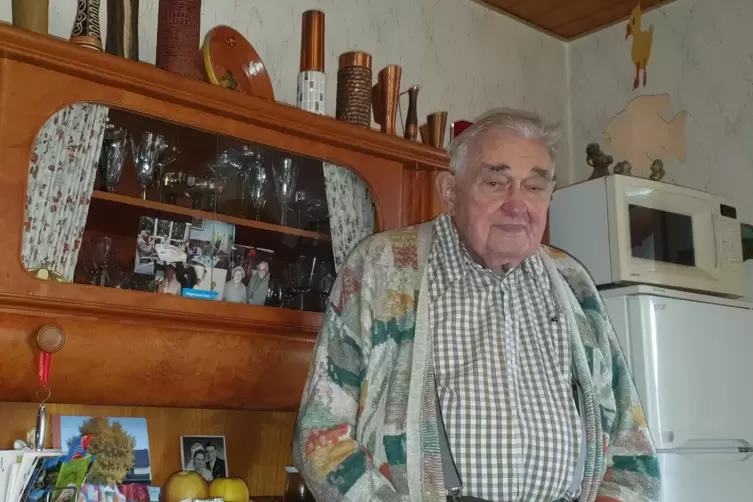 Heinz M&uuml;ller wollte nie aus Limburgerhof weg.