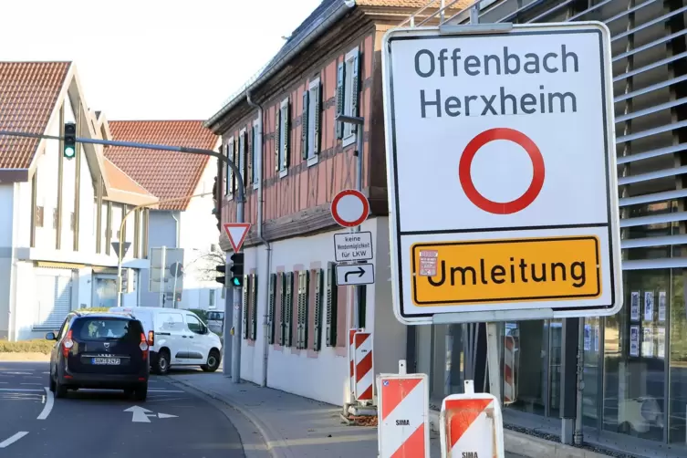 Die Umleitung soll bald Geschichte sein.