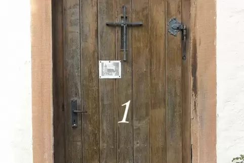 Am 1. Dezember wird die Tür zur Kirche in Dannenfels geöffnet.