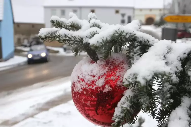 Ist denn etwa schon Weihnachten? Eine Aufnahme aus K&ouml;rborn. 