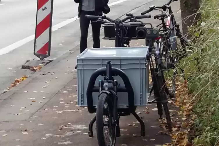 Auch Fahrräder werden manchmal als mobile Blitzer eingesetzt. 