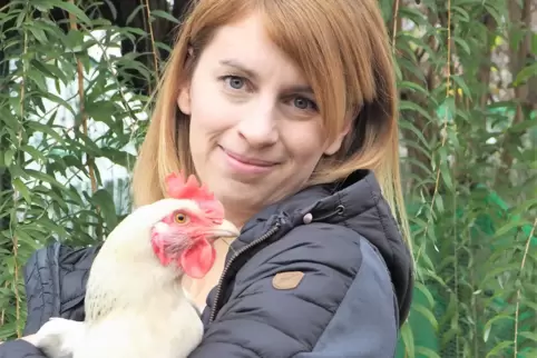 Hühner „sind ganz putzige, witzige Tiere“, sagt Vera Barth.
