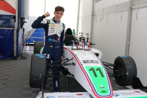 Valentino Catalano Ist Junior-Champion in der französischen Fromel 4. 