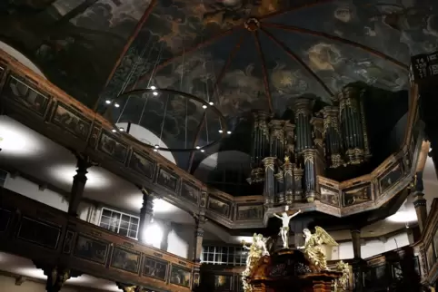 Soll sie in Zukunft im barocken Stil oder modern klingen: die neue Orgel in der Gedächtniskirche?