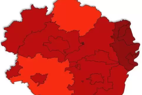 Neue Höchstwerte gibt es bei den Sieben-Tage-Inzidenzen zu vermelden. 