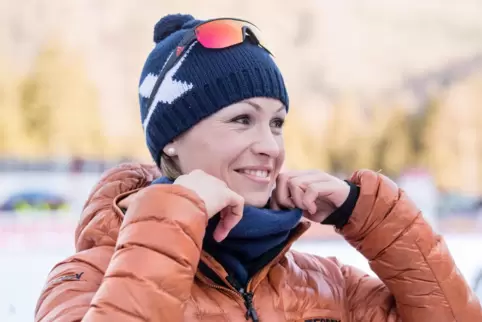 Zur Sportlegende des Jahrzehnts gewählt: Magdalena Neuner. 