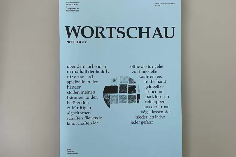Ausgabe Nr. 36 der in Neustadt erscheinenden Literaturzeitschrift „Wortschau“ befasst sich mit etwas, wovon man nie genug haben 
