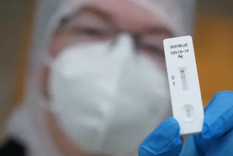 Negativ ausgefallen: Corona-Schnelltest.