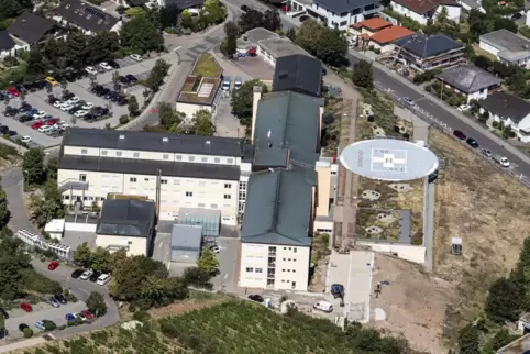 Das Grünstadter Kreiskrankenhaus.