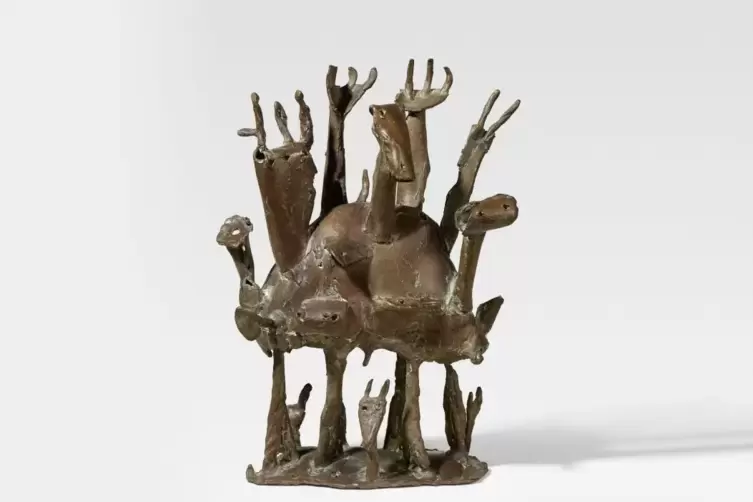Bei 17.000 Euro fiel der Hammer: Emil Cimiottis &bdquo;Priapos I&ldquo;. 