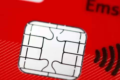 Der Chip für kontaktloses Bezahlen.