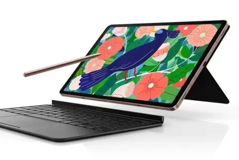 Mit Tastatur und Pen-Bedienung wird das Samsung-Tablet zu einem flexiblen Laptop-Ersatz.