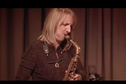 Alexandra Lehmler in einem Live-Stream.