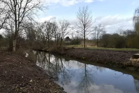 Die Isenach, hier bei Mörsch, ist für das wasserwirtschaftliche Konzept der Region außerordentlich wichtig. 