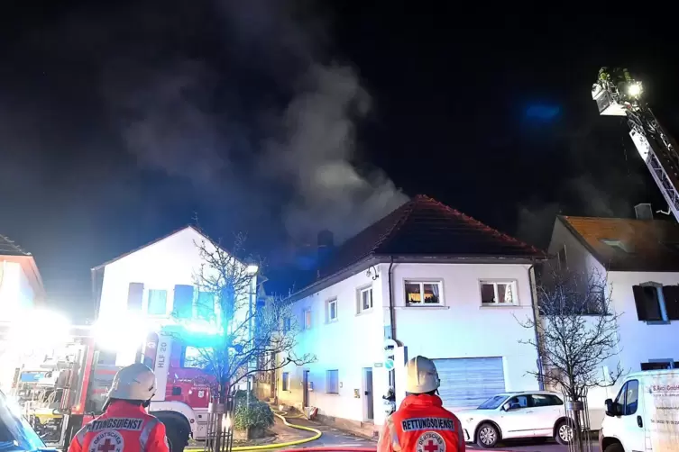 In Bad Dürkheim ist am Mittwochabend ein Feuer ausgebrochen. 