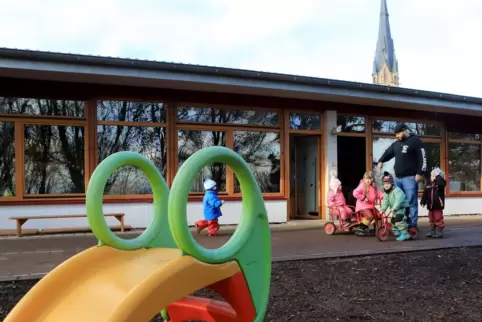 In der Kita „Himmelsleiter“ in Edenkoben sind derzeit deutlich weniger Kinder zu betreuen als sonst.