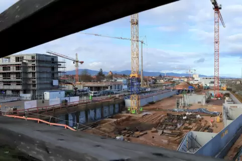 In der Tiefgarage sollen über 180 Parkplätze zur Verfügung stehen. 