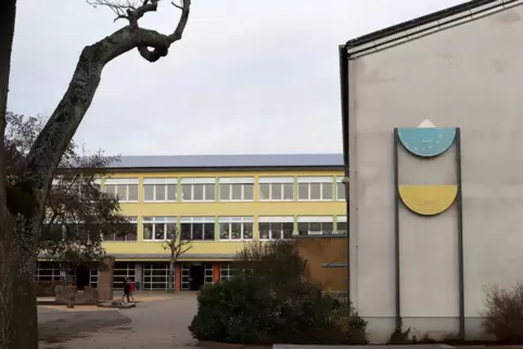Die Grundschule in Herxheim. 