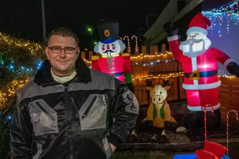Stolz auf sein Werk: Stefan Scharffenberger.