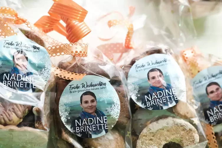 Der Weihnachtsgru&szlig; der neu gew&auml;hlten Kandidatin. 