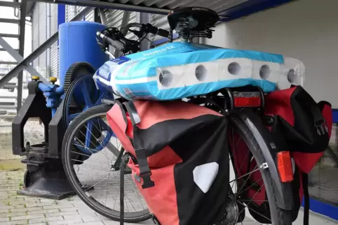 Radfahren wird immer beliebter, selbst für Einkäufe. 