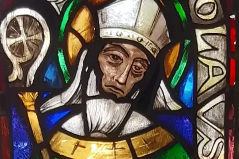 Soll bald in die Nikolauskapelle eingebaut werden: das jüngst entdeckte Nikolausfenster. 