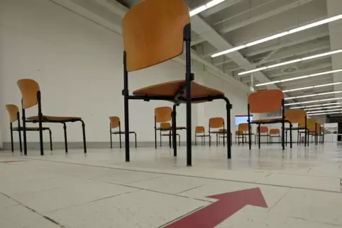 Die Impfzentren sind bereit – hier in Ludwigshafen. 