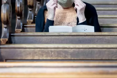 Wo Gottesdienste gefeiert werden, gelten strenge Hygienevorschriften. 