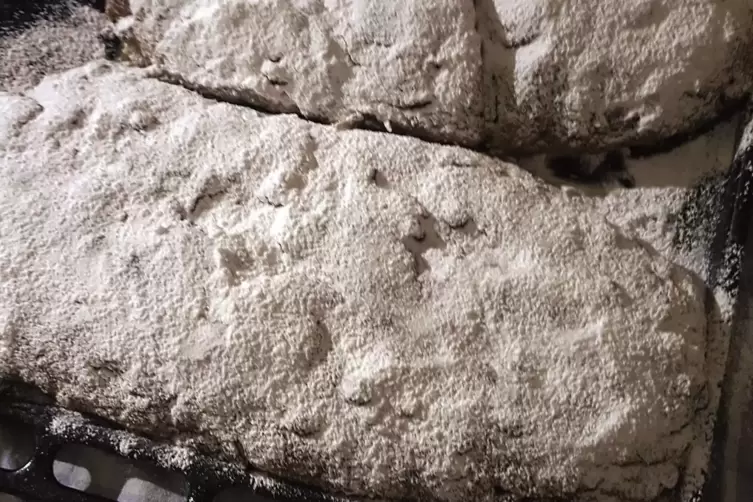 Der Stollen ist fertig.