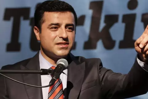 Selahattin Demirtas vor seiner Inhaftierung im Jahr 2016. 