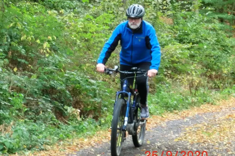 Begeisterter Mountain-Biker: Dieter kaffenberger.